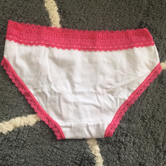 NWOT pink and white lacey undies - Picture 2 of 2